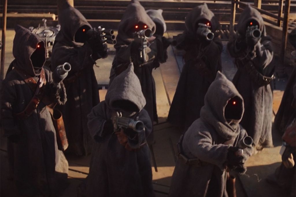 The off world Jawas that stole the Mandalorian ship parts.