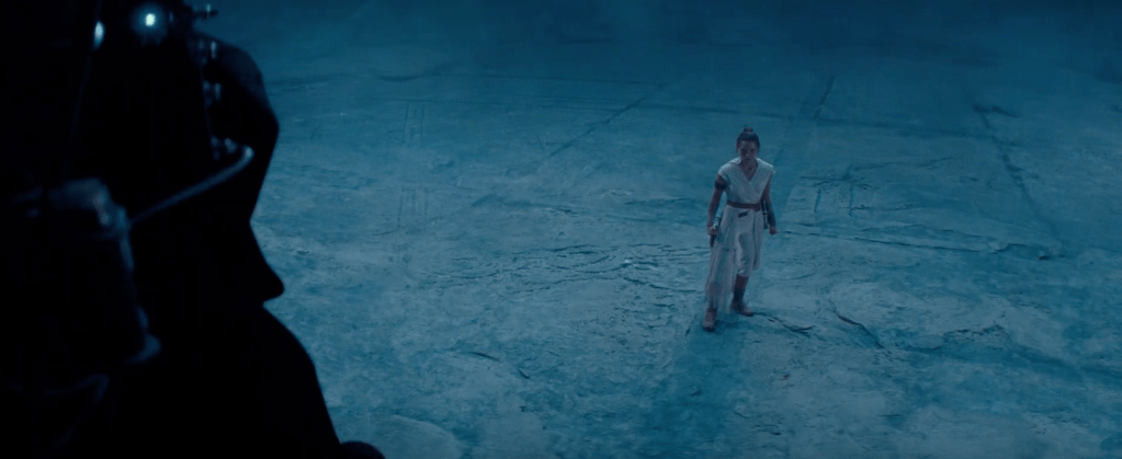 Palpatine's return confronting rey 