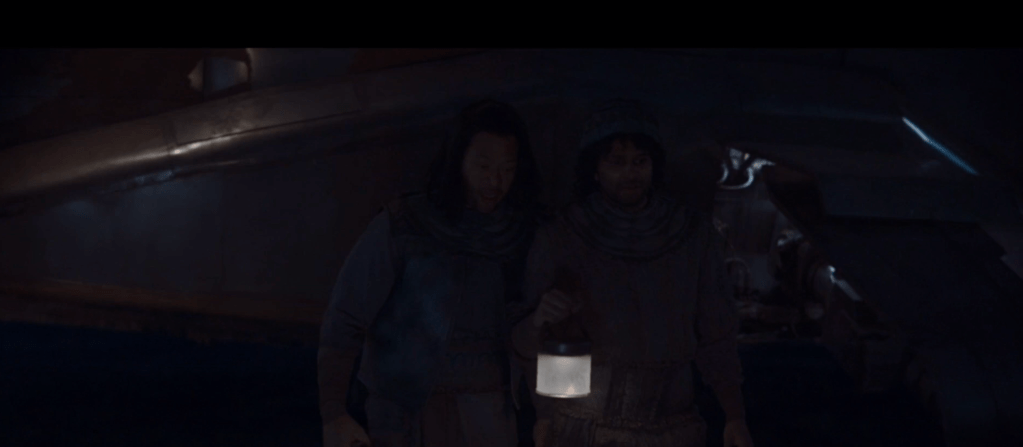 The two krill farmers trying to hire the mandalorian 