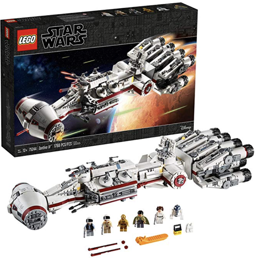 LEGO Star Wars: A New Hope 75244 Tantive IV Building Kit, New 2019 (1768 Pieces)