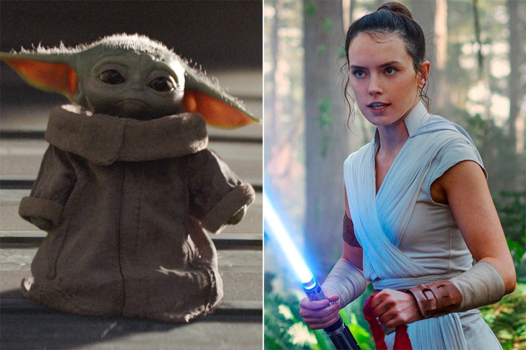 Rey and the child together to bring back the jedi order