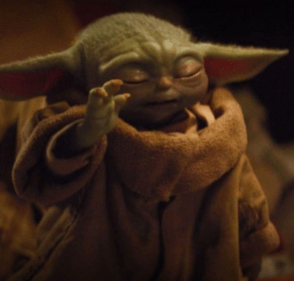 The child using his force abilities. 