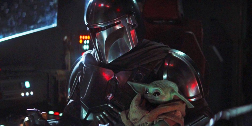 The Mandalorian with the child in the razor crest looking for a place to go and find sanctuary. 