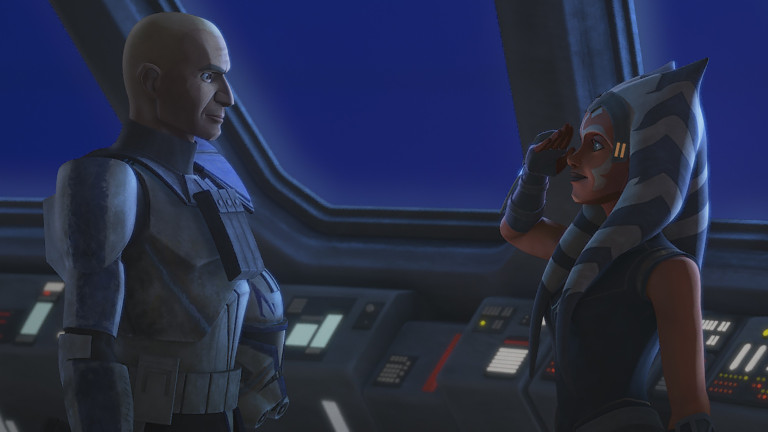 the clone wars episode 11 Ahsoka and Rex share a moment, where they see the person behind the soldier in each other. The bond that these people have created with each other should last a lifetime, unfortunately, the end of their relationship is near.