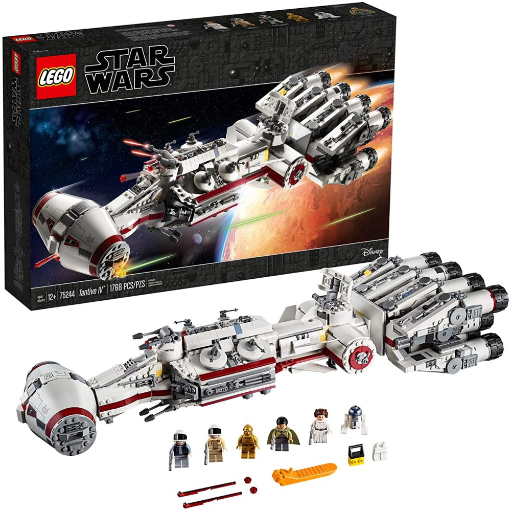 LEGO Star Wars: A New Hope 75244 Tantive IV Building Kit, New 2019 (1768 Pieces)
